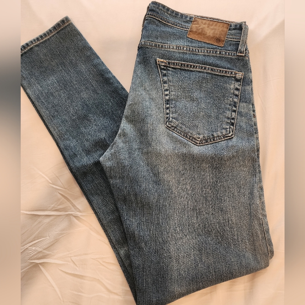AG Denim mens Adriano Goldschmied blue jeans slim/regular fit 34R
